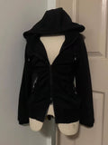 Kukombo Valentine's Day Aesthetic Punk Coat Dark Winter Clothes Women Gothic Zip Up Hoodies 2025 New Korea Oversized Tops Jackets Femme Hoody Streetwear Coats Top
