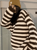Kukombo Cozy Striped Pullover Sweater