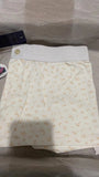 Kukombo Three Button Tight Homewear Shorts Casual Sweet Chic Floral Print Shorts 2025 New Elastic Waist Slim Summer Pants Cotton