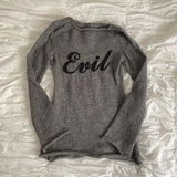 Kukombo Y2K Daily Casual Women's Clothing Streetwear Old School Knit Sweater Simple Harajuku Tide Pullover Winter Warm Vintage Knitwear ootd