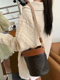 Kukombo Solid V Neck Cable Knit Sweater