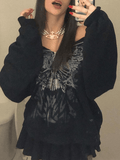 Kukombo Front Zip Printed Hoodie