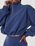 Kukombo Half Zip Neck Sweatshirt