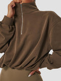 Kukombo Half Zip Neck Sweatshirt