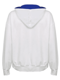 Kukombo Heart Pattern Zipper Hoodie