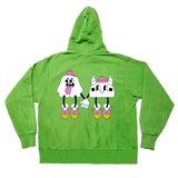 Kukombo Heart Print Hoodie