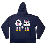 Kukombo Heart Print Hoodie