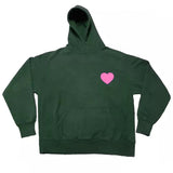 Kukombo Heart Print Hoodie