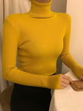 Kukombo High Neck Jumper Knit Top
