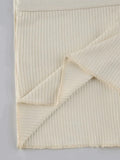 Kukombo Lace Trim Patchwork Knit Top