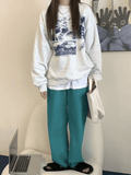 Kukombo Landscape Print Crew Sweatshirt