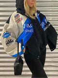 Kukombo Logo Graphic Oversize Zipper Jacket