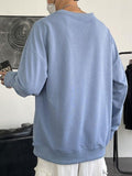Kukombo Men's Basic Crew Neck Sweatshirt