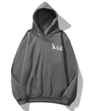 Kukombo Men's Graffiti Letter Print Hoodie