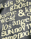 Kukombo Men's Graffiti Letter Print Hoodie