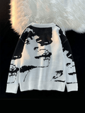 Kukombo Men's Vintage Dyed Pullover Sweater