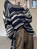Kukombo Stripe Jumper Knit Sweater