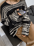 Kukombo Stripe Jumper Knit Sweater