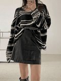 Kukombo Stripe Jumper Knit Sweater