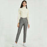 Kukombo - Women Duck Down Velvet High Elastic Pants