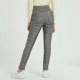 Kukombo - Women Duck Down Velvet High Elastic Pants