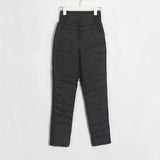 Kukombo - Women Duck Down Velvet High Elastic Pants