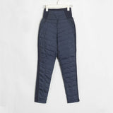 Kukombo - Women Duck Down Velvet High Elastic Pants