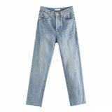 Kukombo - Women's Spring Autumn Demin Pants