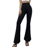 Kukombo - Womens High Waist Flare Pants