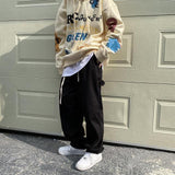 Kukombo - NEW Harajuku Cargo Pants Women Vintag Y2k Hip Hop Oversized Patchwork Japan Style Loose Trousers Female Streetwear