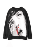 Kukombo Jacquard Black Pullover Sweater