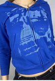 Kukombo Screen Print Zipper Hoodie