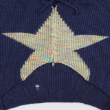 Kukombo Star Zip Up Knit Hoodie