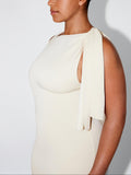 Kukombo Homecoming Dress Party Outfits Stretch Knotted Maxi Dress