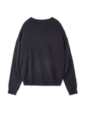 Kukombo Vintage Skull Jacquard Pullover Sweater