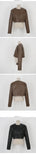 Kukombo Cinth Leather Crop Jacket