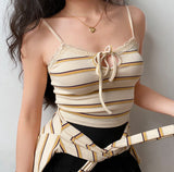 Kukombo Vintage Striped 2-Piece Set