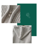 Kukombo Lounge Around Loose Zip Cardigan