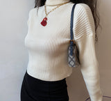 Kukombo Minimalist Lifestyle Knit Turtleneck Sweater