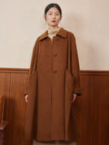 Kukombo Vintage  Wool Caramel Long Coat