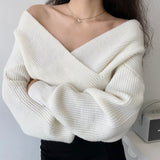 Kukombo Maeve Cross Wrap Pullover Sweater