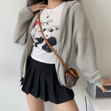 Kukombo Lounge Around Loose Zip Cardigan