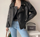 Kukombo Motorbike PU Leather Jacket