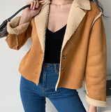 Kukombo She's All That Composite Suede Jacket