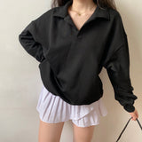 Kukombo Silhouette Boyfriend Polo Sweater