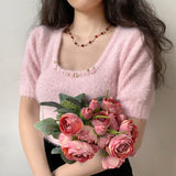 Kukombo Daphne Rosette Pullover Sweater