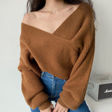 Kukombo Maeve Cross Wrap Pullover Sweater