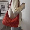 Back to college 2022 AVEURI Women Soft Nylon Side Bags In Trend Brand Quilted Luxury Big Handbags Lady Shoulder Bucket Crossbody Bags Designer Brand