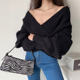 Kukombo Maeve Cross Wrap Pullover Sweater