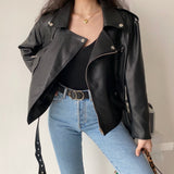 Kukombo Motorbike PU Leather Jacket